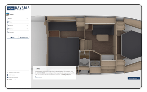 Screenshot Customer CPQ Bavaria