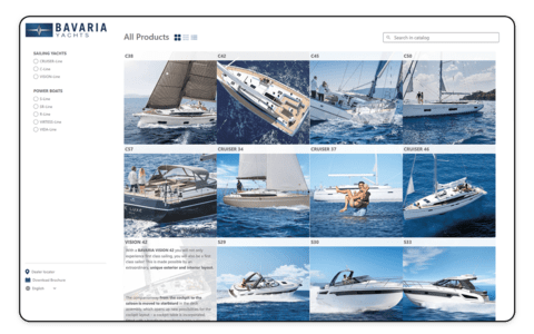 Screenshot Customer CPQ Bavaria